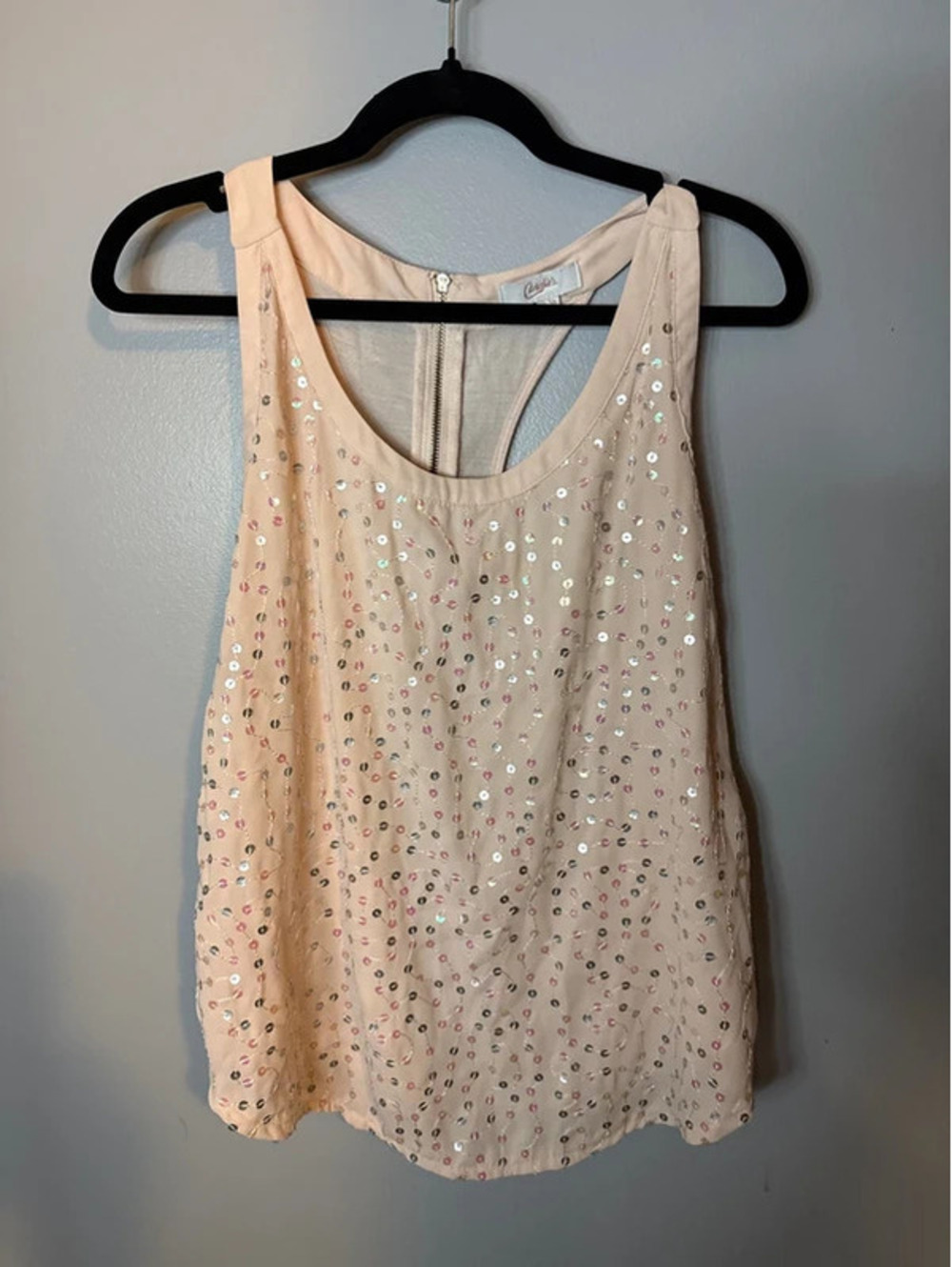 Med candies tank with sequin PTP 18